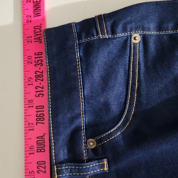 Michael Kores Jeans Womens Size 22W New Ava Super Skinny Dark Denim - Picture 5 of 10